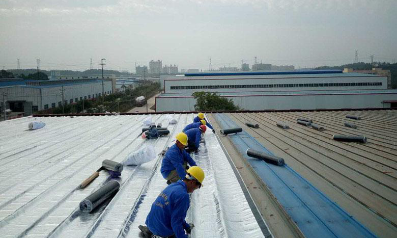 河池中达4S展厅-钢结构屋面防水补漏维修