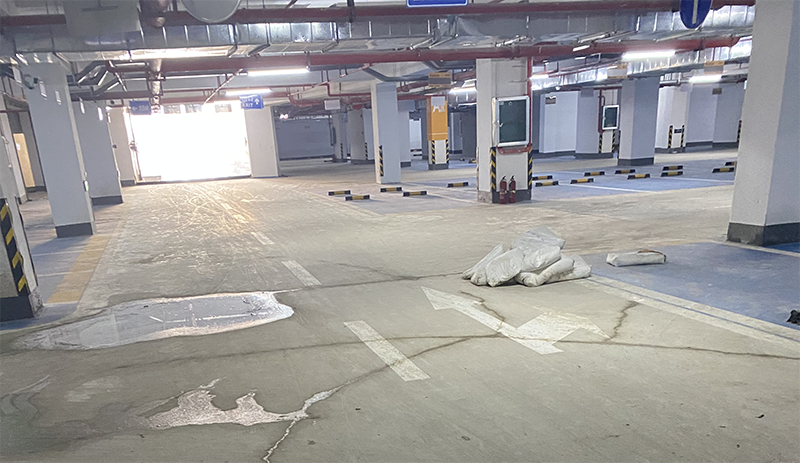 地下车库裂缝高压注浆防水堵漏