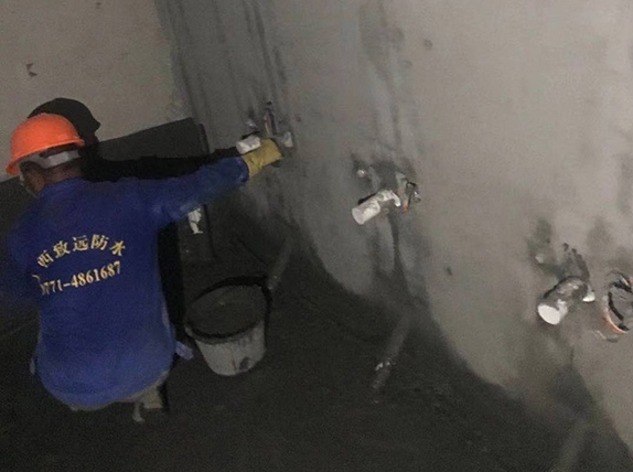 宾阳县中央城卫生间防水工程